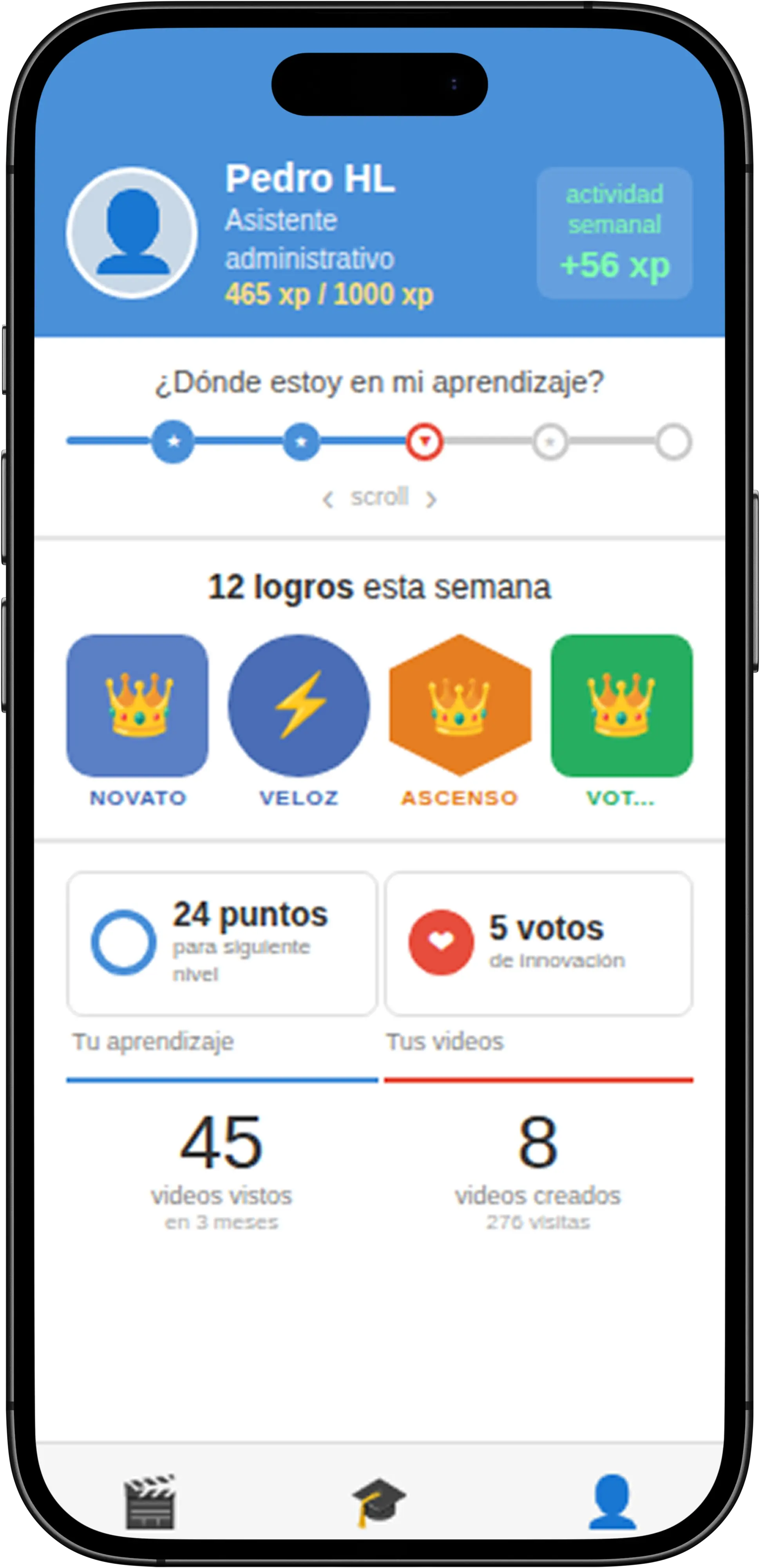 WeSay app mockup